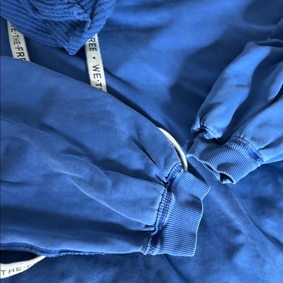 Free People Blue Oversized Hoodie - Picture 6 of 6